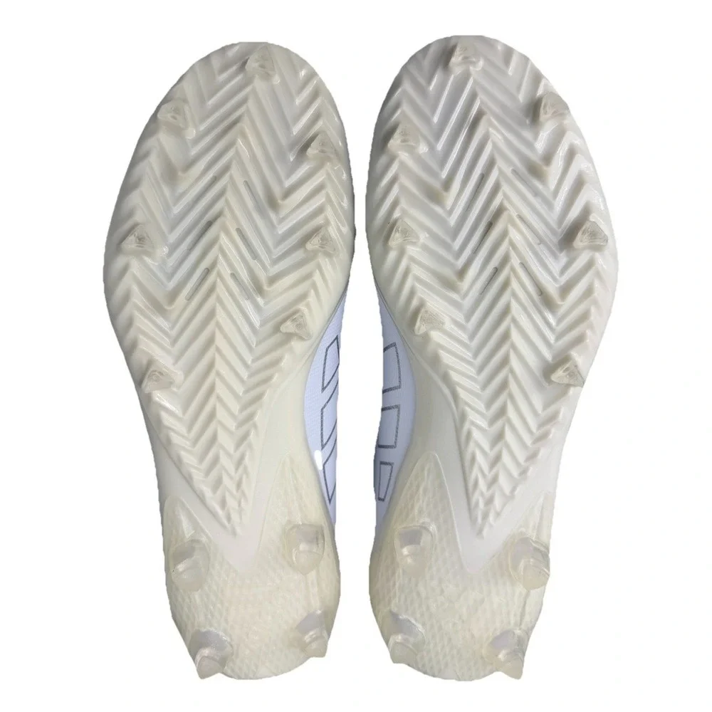 Adidas Men's Adizero White Silver Electric.1 Football Soccer Cleats Size 11 New